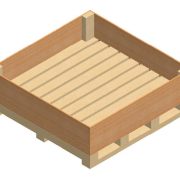 Pallet With Plywood Skirting